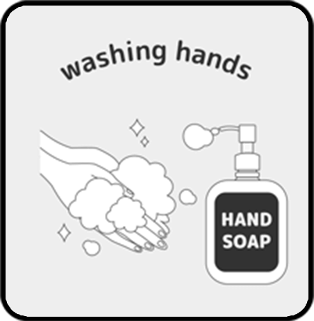 washing hands